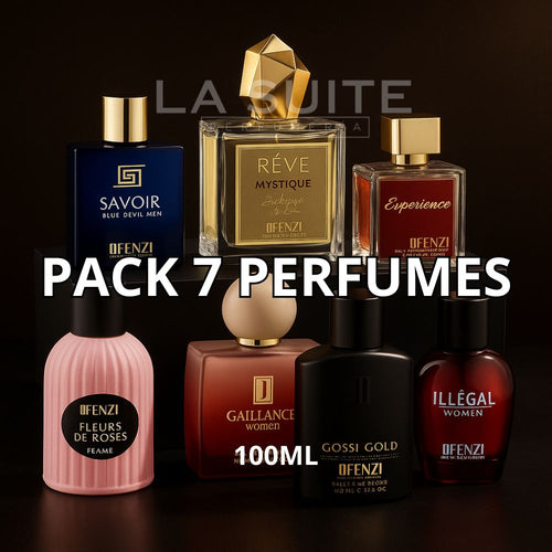 PACK 6+1 GRATIS - Incluye 6 muestras 3ml para probar otros perfumes.