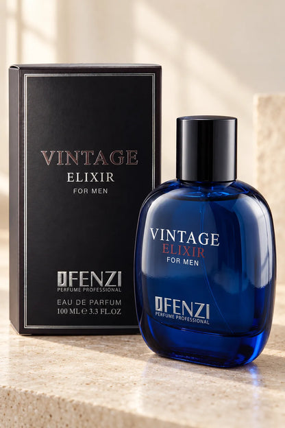 Vintage Elixir JFenzi de 100 ml con su caja de presentación negra