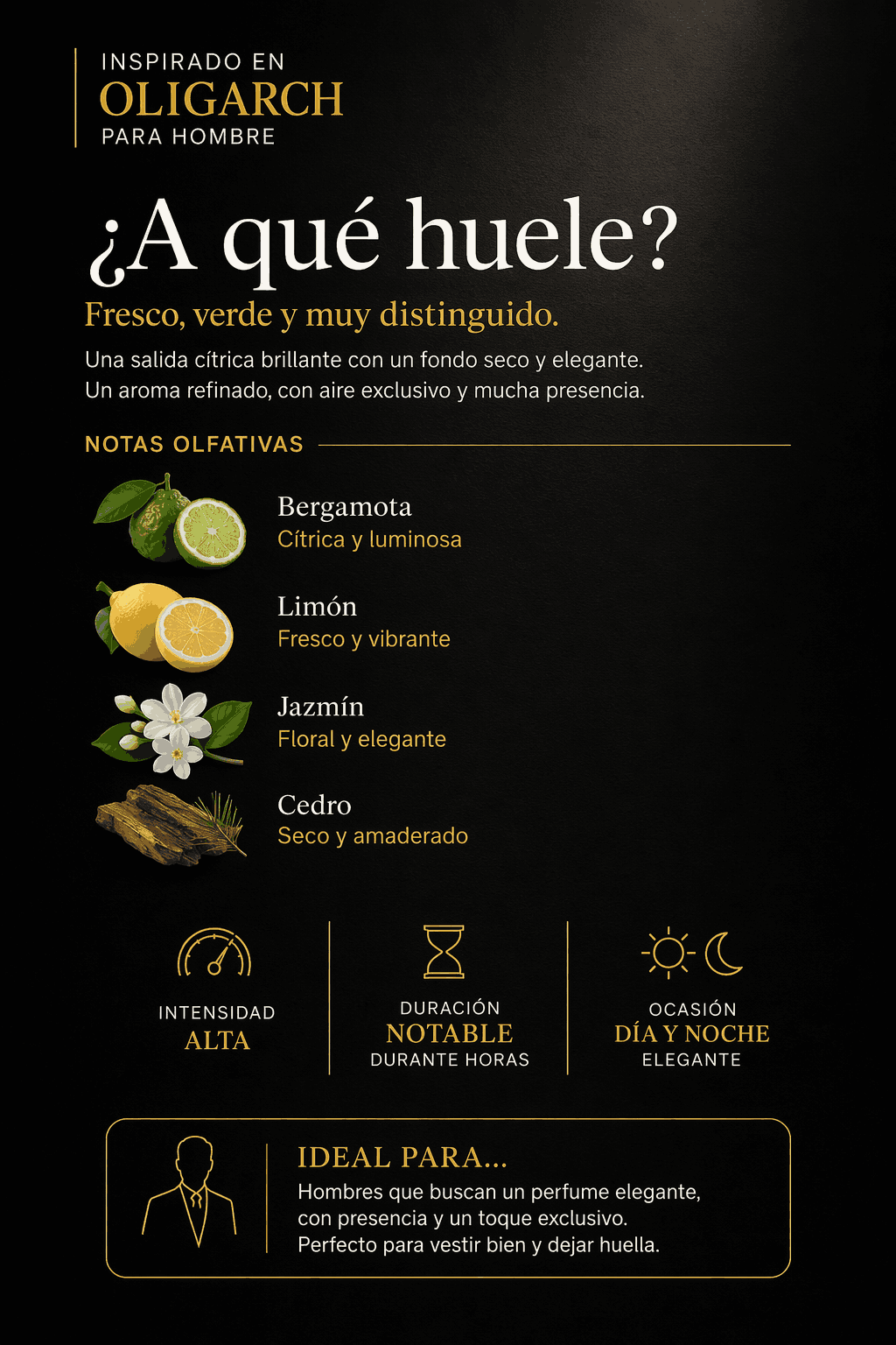 Inspirado en Oligarch  para hombre