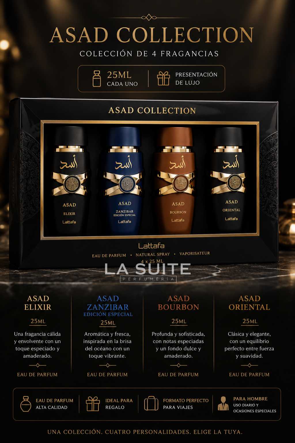 ASAD COLECTION 25ml x 4