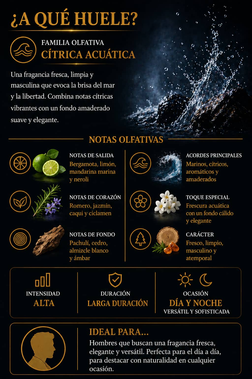 Inspirado en Invictus para hombre