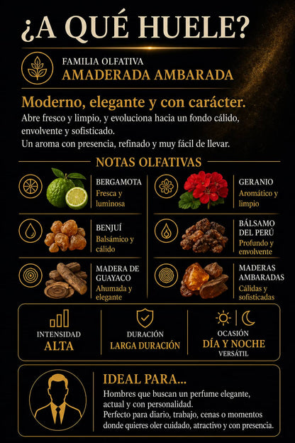 Inspirado en Paradigme para hombre