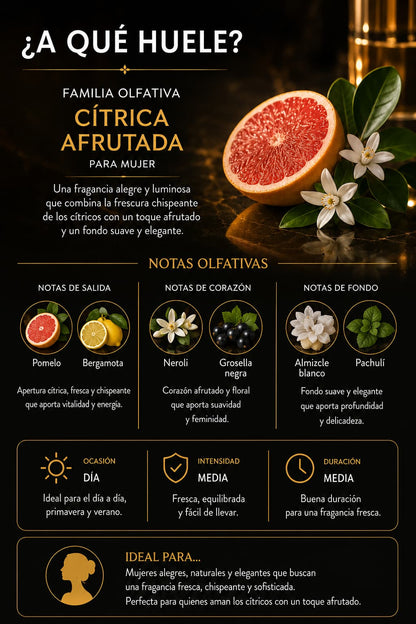 Inspirado en Acqua Allegoria Pamplelune para mujer
