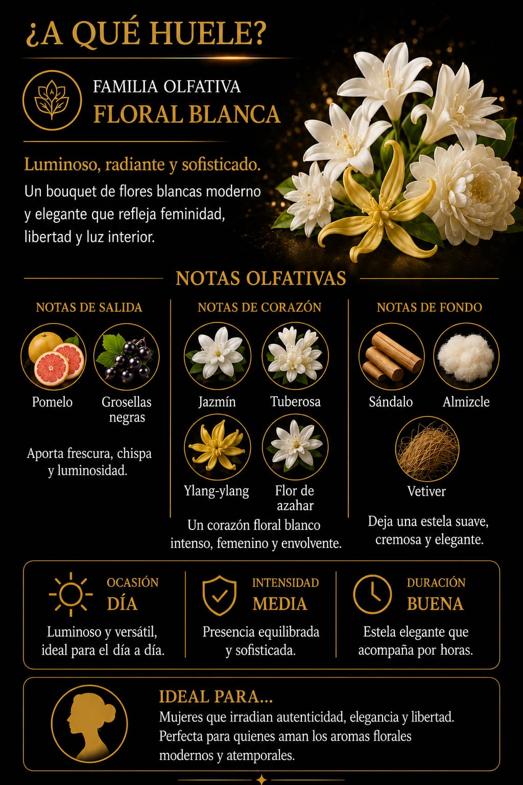 Inspirado en Gabrielle para mujer