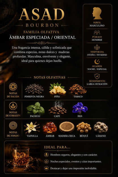 Asad Bourbon para hombre