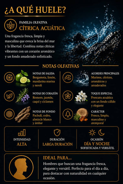 Inspirado en Aqua Di Gi para hombre