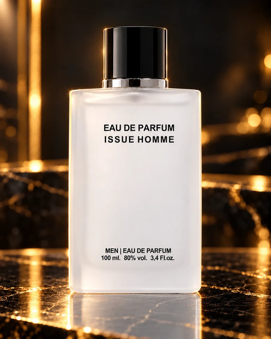 Issue Homme, foto única del frasco sin logotipo