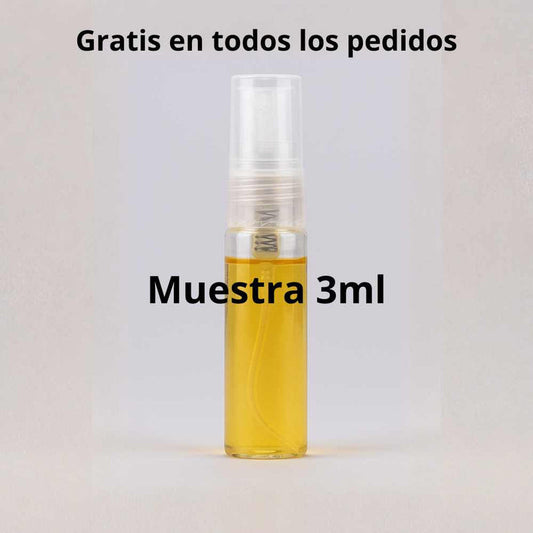 Formato de muestra de perfume de 3 ml