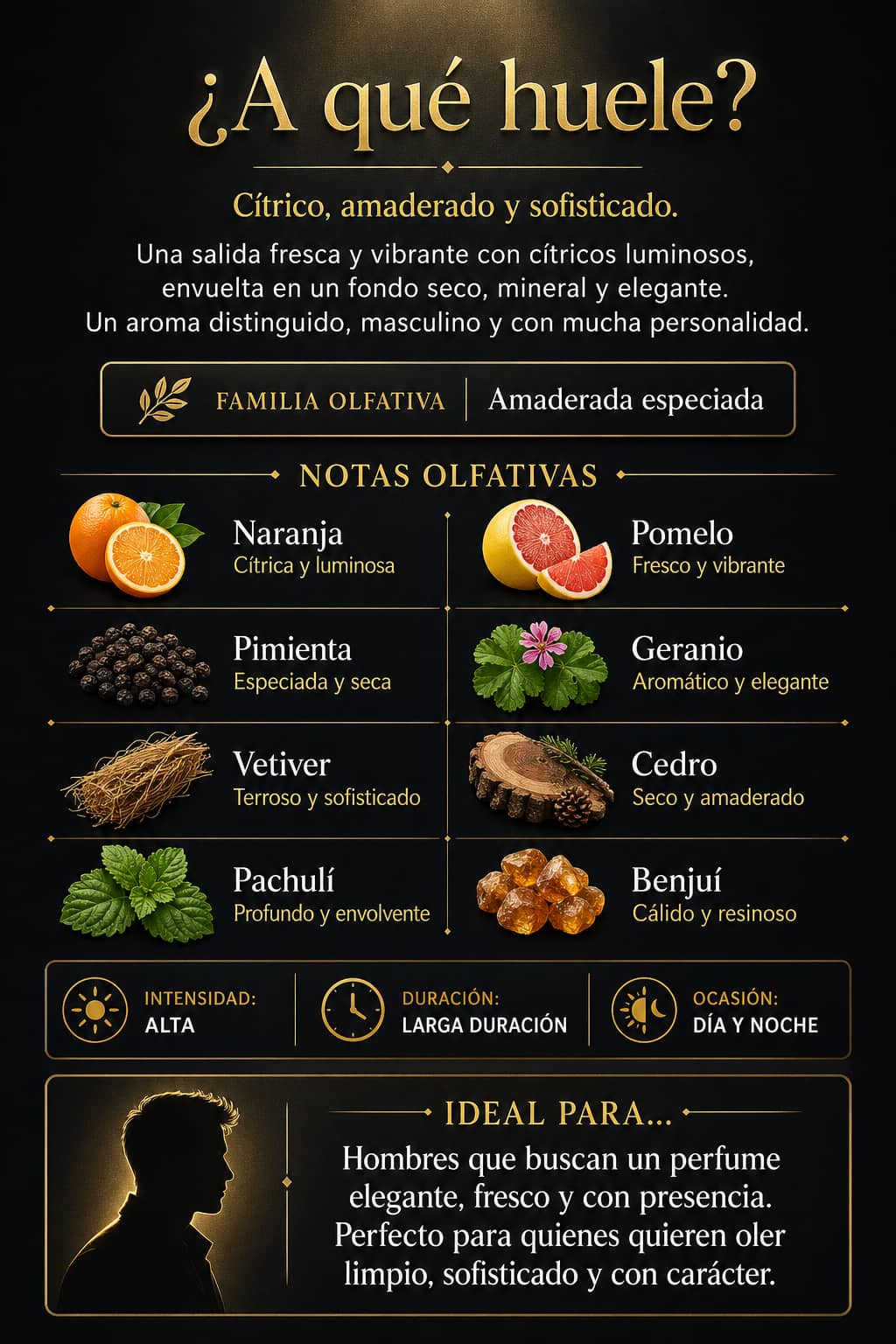 Inspirado en Terre Hermes para hombre
