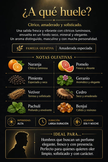 Inspirado en Terre Hermes para hombre