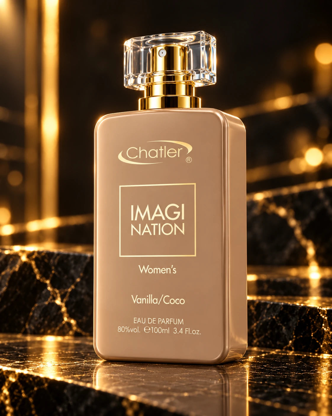 Imagination Vanilla/Coco, detalle del frasco